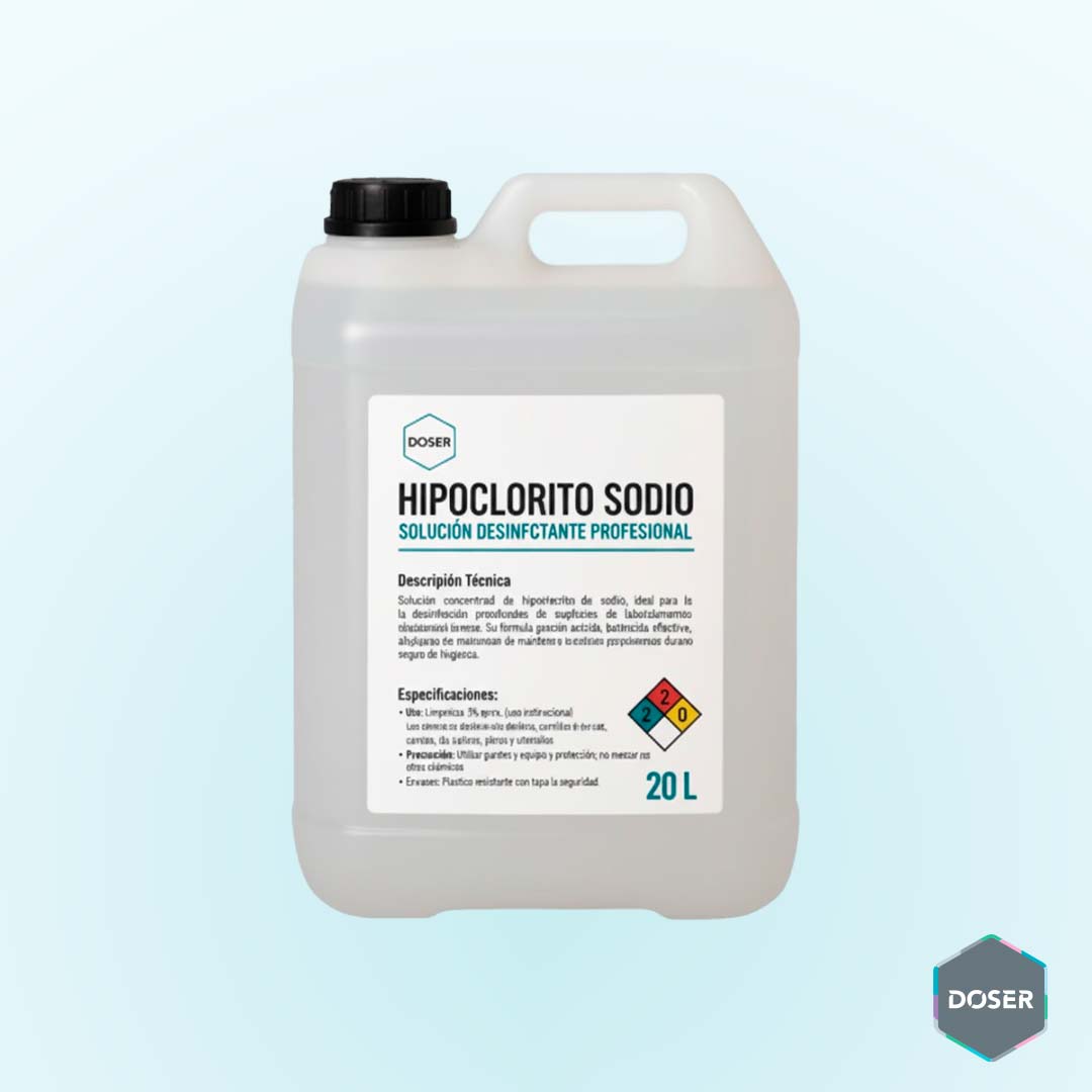 Hipoclorito de Sodio – Solución Desinfectante Profesional