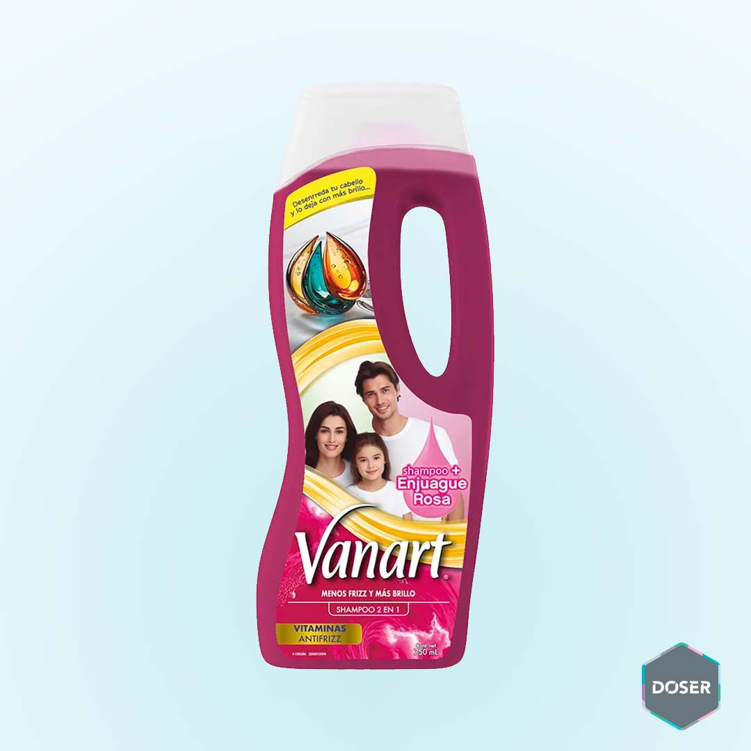 Shampoo Vanart Original con Vitaminas – 750 ml: Limpieza y Suavidad para Preparación Capilar Profesional