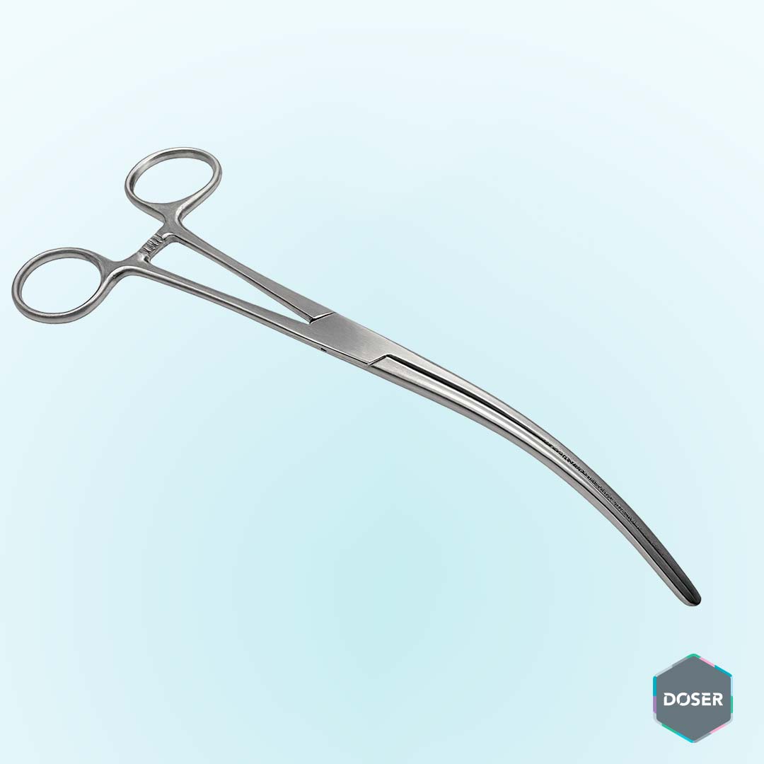 Pinza Kocher Curva – Firmeza y Precisión en Tejidos Fuertes