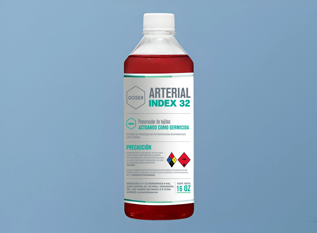 Arterial 32: Germicida y Conservante de Tejido en un Solo Producto